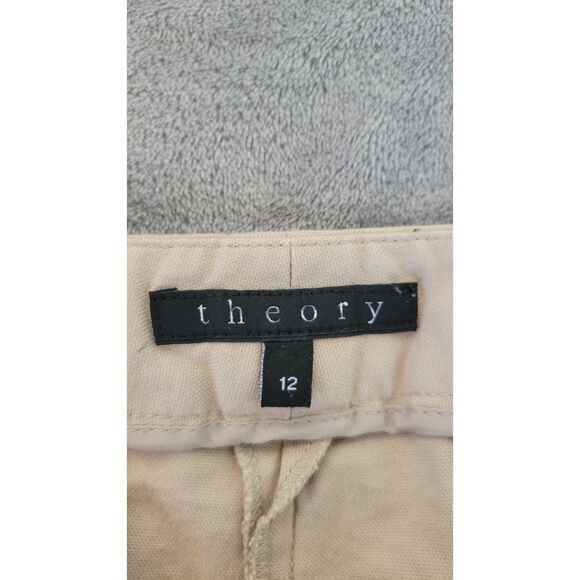 Theory Khaki Tan Trouser Casual Work Pants - Picture 3 of 4